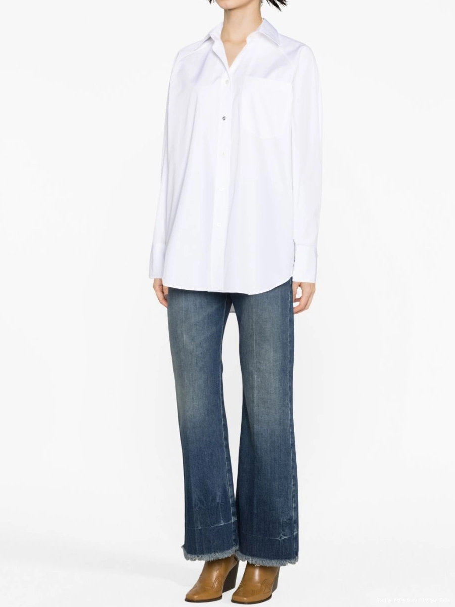 Affordable McCartney shirt Women long-sleeve cotton Stella 0809